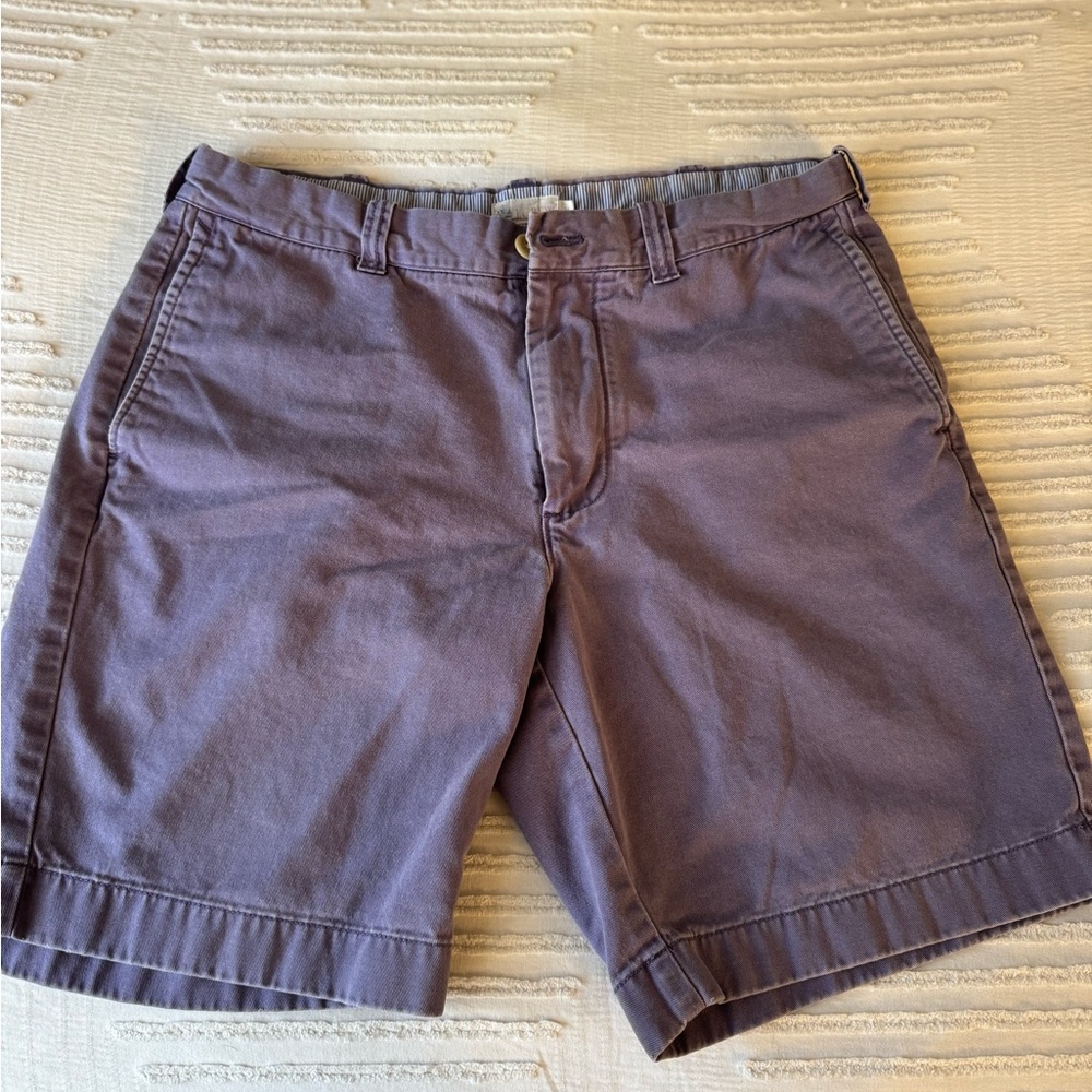Men's J. Crew Chino Shorts in Purple